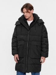 Calvin Klein Jeans Kurtka zimowa J30J324078 Czarny Relaxed Fit. Czarne kurtki męskie Calvin Klein Jeans, na zimę, m, bez wzorów, z jeansu, bez kaptura. Za 879.99 zł.