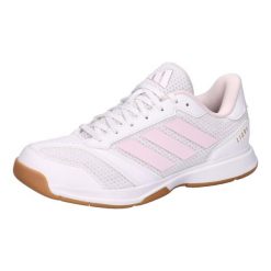 Damskie buty halowe adidas Ligra 8. Białe buty sportowe na co dzień damskie Adidas, bez wzorów, z materiału, na fitness i siłownię. Za 338.50 zł.