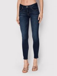 Guess Jeansy Annette W2YA99 D4Q03 Granatowy Skinny Fit. Niebieskie jeansy damskie Guess. Za 289.99 zł.