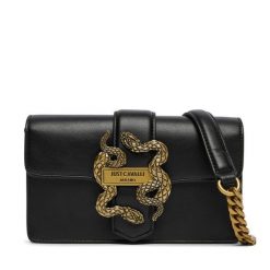 Torebka Just Cavalli. Czarne torebki klasyczne damskie Just Cavalli, bez wzorów, bez dodatków. Za 519.99 zł.