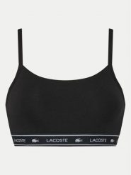 Lacoste Biustonosz top IF8166 Czarny. Czarne biustonosze Lacoste, bez wzorów, z bawełny. Za 79.99 zł.