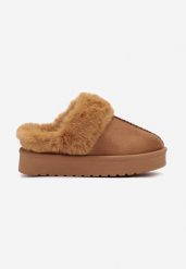 Brązowe Śniegowce z Niską Cholewką i Sztucznym Futerkiem Seada. Brązowe śniegowce dziewczęce Born2be, z jeansu. Za 29.99 zł.