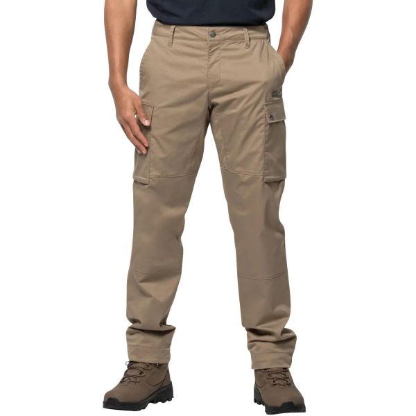 Spodnie Cargo Męskie Arctic Road. Brązowe spodnie materiałowe męskie Jack Wolfskin, bez wzorów, z materiału. Za 474.99 zł.