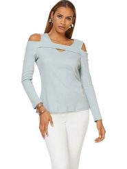 WITT WEIDEN Koszulka w kolorze błękitnym rozmiar: 42. Niebieskie bluzki damskie WITT WEIDEN, bez wzorów, bez kołnierzyka. Za 39.99 zł.