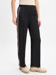 Marc Cain Spodnie Kobiety Sztuczne włókno czarny|beżowy, 36. Brązowe spodnie materiałowe damskie Marc Cain, bez wzorów, z włókna, eleganckie. Za 749.95 zł.