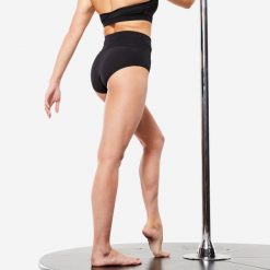 Spodenki do pole dance damskie. Czarne szorty damskie STAREVER, bez wzorów, z elastanu, eleganckie. Za 119.99 zł.