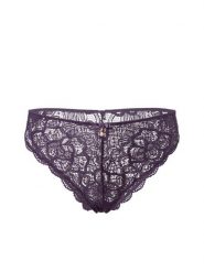 Lascana Stringi Kobiety Koronka lila jednolity, 44/46. Stringi damskie Lascana, bez wzorów, z koronki. Za 59.95 zł.