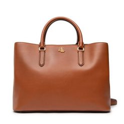 Torebka LAUREN RALPH LAUREN. Brązowe torebki klasyczne damskie Lauren Ralph Lauren, bez wzorów, bez dodatków. Za 1,621.99 zł.
