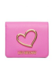 LOVE MOSCHINO Portfel JC5506PP1OLQ0604 Różowy. Czerwone portfele damskie Love Moschino, bez wzorów, ze skóry. Za 399.99 zł.