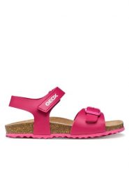 Geox Sandały J Adriel Girl J028MC 000BC C8321 M Różowy. Czerwone sandały dziewczęce Geox, ze skóry, bez zapięcia. Za 179.99 zł.