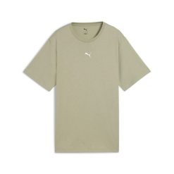 Damska koszulka o luźnym kroju ESS PUMA Lux Army Green. Zielone bluzki damskie Puma, bez wzorów, bez ramiączek. Za 99.00 zł.