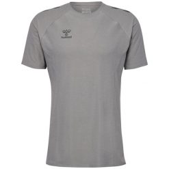 Koszulka Hummel Cima 2.0. Szare t-shirty sportowe męskie HUMMEL, z materiału, bez ramiączek, na fitness i siłownię. W wyprzedaży za 137.50 zł.