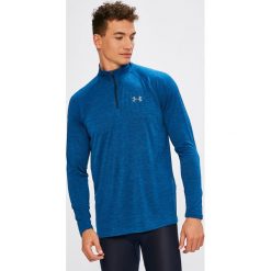 Under Armour - Bluza UA Tech Zip-Blk. Niebieskie bluzy bez kaptura męskie Under Armour, m, z dzianiny. W wyprzedaży za 119.90 zł.
