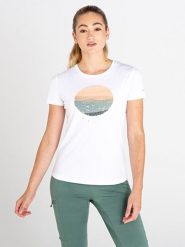 Dare 2b Koszulka "Peace of Mind" w kolorze białym rozmiar: 34. Białe bluzki damskie Dare 2b, bez wzorów, z bawełny, bez kołnierzyka. Za 52.30 zł.