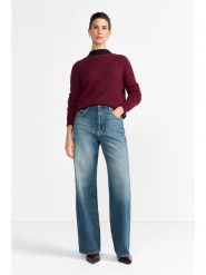 Rich & Royal Sweter w kolorze bordowym rozmiar: M. Czerwone swetry klasyczne damskie Rich & Royal, m, bez kołnierzyka. Za 274.95 zł.