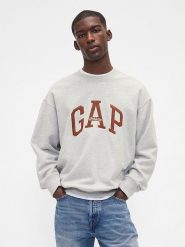 GAP Bluza w kolorze jasnoszarym rozmiar: M. Szare bluzy bez kaptura męskie GAP, m. Za 198.10 zł.