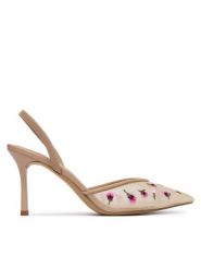 Aldo Szpilki Carollina 14296304 Beżowy. Brązowe szpilki Aldo, bez wzorów, z materiału, bez obcasa. Za 459.99 zł.