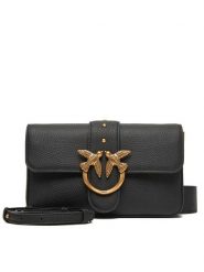 PINKO Torebka Love One Mini Slouchy Fl Al 25-26 104340 A2OX Czarny. Czarne torebki klasyczne damskie Pinko, bez wzorów, ze skóry, bez dodatków. Za 1,259.00 zł.