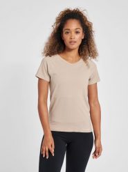 Koszulka damska Hummel MT Flow. Szare t-shirty damskie HUMMEL, xs, bez wzorów, z poliamidu, bez kołnierzyka. Za 191.20 zł.