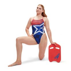 Strój kąpielowy jednoczęściowy damski na basen Speedo Digital. Czerwone stroje jednoczęściowe damskie Speedo, m, bez wzorów. Za 219.99 zł.