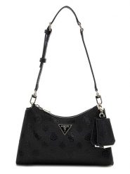 Guess Torebka w kolorze czarnym - 27 x 17 x 8 cm rozmiar: onesize. Czarne torebki klasyczne damskie Guess, z aplikacjami, z materiału, bez dodatków. Za 391.99 zł.