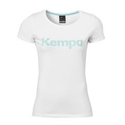 Damska koszulka Kempa Graphic. Białe t-shirty damskie KEMPA, m, bez wzorów, z bawełny, bez kołnierzyka. Za 138.00 zł.