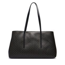 Torebka Calvin Klein. Czarne torebki klasyczne damskie CALVIN KLEIN, bez wzorów, bez dodatków. Za 649.99 zł.