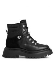 Pepe Jeans Botki PLS50498 Czarny. Czarne botki damskie Pepe Jeans, z jeansu, bez obcasa, na płaskiej podeszwie, bez zapięcia. Za 659.99 zł.