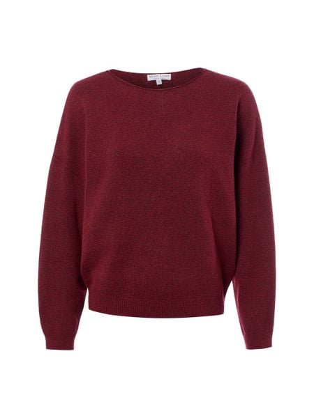 Marie Lund Sweter Kobiety czerwony, L. Czerwone swetry klasyczne damskie Marie Lund, l, z wełny, bez kołnierzyka. Za 249.95 zł.