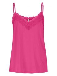 Fresh Made Top w kolorze różowym rozmiar: XL. Różowe topy damskie Fresh Made, s, bez wzorów, z koronki, bez kołnierzyka. Za 41.95 zł.