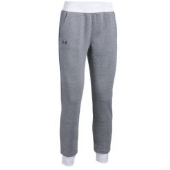 Spodnie dresowe Kobieta Under Armour Threadborne Fleece. Szare spodnie sportowe damskie Under Armour, m, z bawełny, na fitness i siłownię. Za 297.20 zł.
