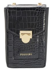 Puccini Torebka "Timeless" w kolorze czarnym - 11 x 18 x 6 cm rozmiar: onesize. Czarne torebki klasyczne damskie Puccini, bez wzorów, z materiału, bez dodatków. Za 113.90 zł.