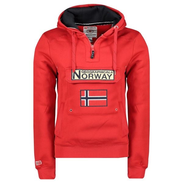 Bluza Geographical Norway GYMCLASS RED DB MEN 054 czerwony męska. Czerwone bluzy bez kaptura męskie Geographical Norway, m. Za 169.00 zł.