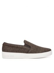 MICHAEL Michael Kors Tenisówki Keaton Slip On 43F7KTFP1B Brązowy. Brązowe trampki i tenisówki damskie MICHAEL Michael Kors, bez wzorów, ze skóry. Za 409.99 zł.