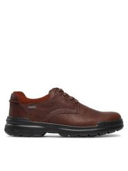 Clarks Półbuty Rockie WalkGtx GORE-TEX 261734657 Brązowy. Brązowe półbuty męskie Clarks, z gore-texu, bez zapięcia. Za 509.99 zł.