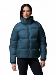 Columbia Kurtka zimowa "Puffect II" w kolorze niebieskim rozmiar: L. Niebieskie kurtki damskie Columbia, na zimę, l, bez wzorów, z puchu, bez kaptura. Za 284.95 zł.