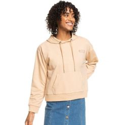 Bluza turystyczna damska Roxy Afternoon Hike. Brązowe bluzy z kapturem damskie Roxy, z bawełny. Za 172.70 zł.