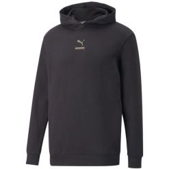 Bluza męska Puma Better Hoodie FL Pebble. Czarne bluzy bez kaptura męskie Puma, bez wzorów, sportowe, bez kołnierzyka, bez ramiączek. Za 189.00 zł.