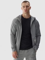 4F Kurtka sportowa w kolorze szarym rozmiar: 3XL. Szare kurtki outdoor męskie 4f, xl, bez wzorów, z materiału, bez kaptura. Za 109.78 zł.