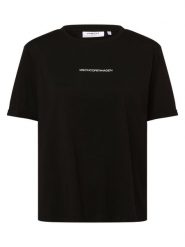 Msch Copenhagen T-shirt Kobiety Bawełna czarny, XS/S. Czarne t-shirty damskie MSCH Copenhagen, s, z aplikacjami, z bawełny, bez kołnierzyka. Za 179.95 zł.