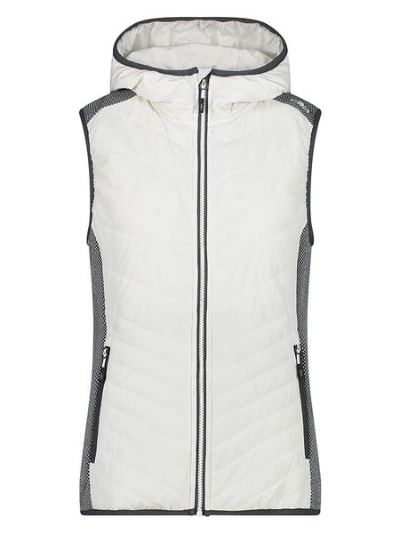 CMP Kamizelka hybrydowa w kolorze biało-szarym rozmiar: 40. Białe kamizelki damskie CMP, s, z materiału. Za 135.17 zł.