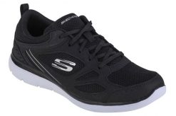 Buty sportowe Sneakersy damskie, Skechers Summits Suited. Białe buty sportowe na co dzień damskie Skechers, bez wzorów, z materiału, trekkingowe. Za 219.99 zł.