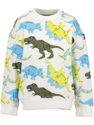 Blue Seven Bluza w kolorze kremowym ze wzorem rozmiar: 92. Brązowe bluzy i bluzki niemowlęce Blue Seven, bez wzorów, z bawełny, bez ramiączek, bez kaptura. Za 39.21 zł.