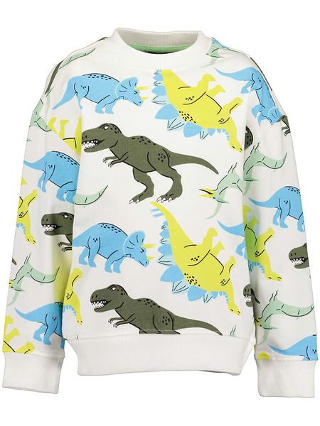 Blue Seven Bluza w kolorze kremowym ze wzorem rozmiar: 92. Brązowe bluzy i bluzki niemowlęce Blue Seven, bez wzorów, z bawełny, bez ramiączek, bez kaptura. Za 39.21 zł.