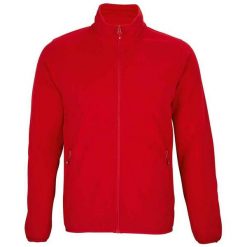 Męska Bluza Polarowa Factor Zapinana Na Zamek Błyskawiczny. Czerwone bluzy bez kaptura męskie SOL'S, m, z polaru. Za 160.99 zł.