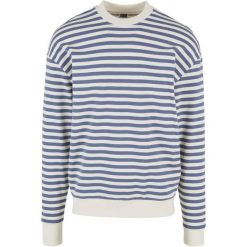 Męska Bluza Z Okrągłym Dekoltem W Paski. Brązowe bluzy bez kaptura męskie Urban Classics, m. Za 139.99 zł.