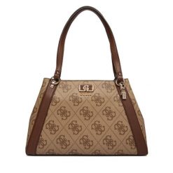 Torebka Guess. Brązowe torebki klasyczne damskie Guess, z aplikacjami, bez dodatków. Za 719.99 zł.