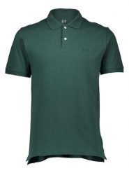 GAP Koszulka polo w kolorze zielonym rozmiar: M. Zielone koszulki polo męskie GAP, m, bez wzorów, bez ramiączek. Za 64.95 zł.
