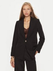 Maryley Marynarka 24IB187/M05/43NE Czarny Regular Fit. Czarne marynarki i żakiety damskie Maryley, m, bez wzorów, z syntetyku. Za 249.99 zł.