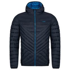 Kurtka męska Loap Irgan granatowa. Niebieskie kurtki męskie ZSPORT, m, bez wzorów, sportowe, bez kaptura. Za 276.99 zł.